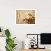 Hawk op Screen Perch Poster (Thuiskantoor)