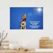 Hawk over het Poster van de Bijbel van het Hart Sc (Keuken)