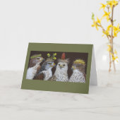 Hawk Party-kaart Kaart (Gele Bloem)