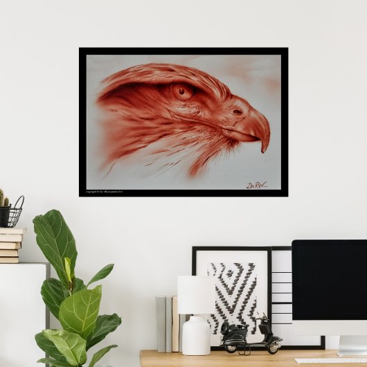 Hawk Poster (Thuiskantoor)