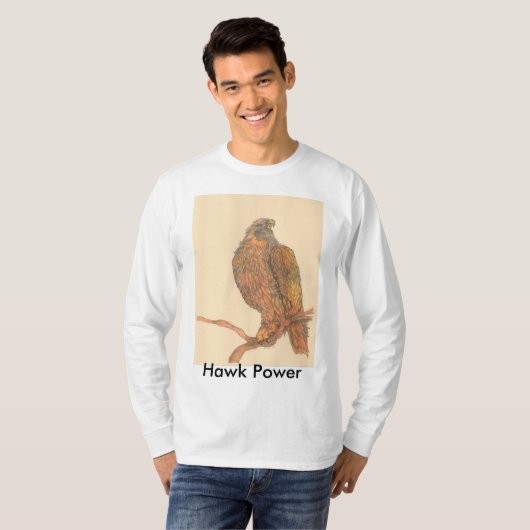 Hawk Power T-Shirt (Voorkant volledig)