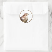 Hawk Ronde Sticker (Tas)