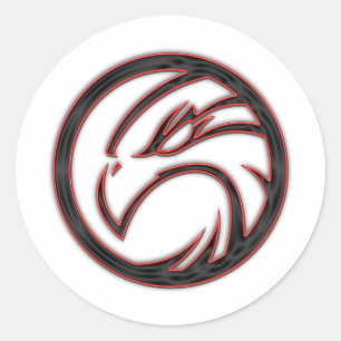 Hawk Ronde Sticker