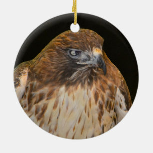 Hawk Totem Keramisch Ornament