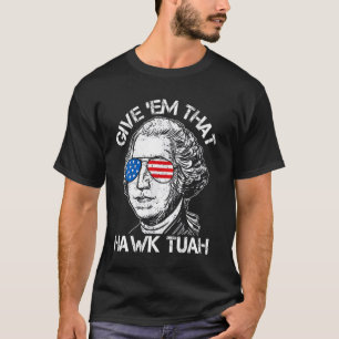 Hawk Tuah Grappig 2024 4 juli Meme T-shirt