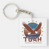 Hawk Tuah Sunset Sleutelhanger (voorkant)