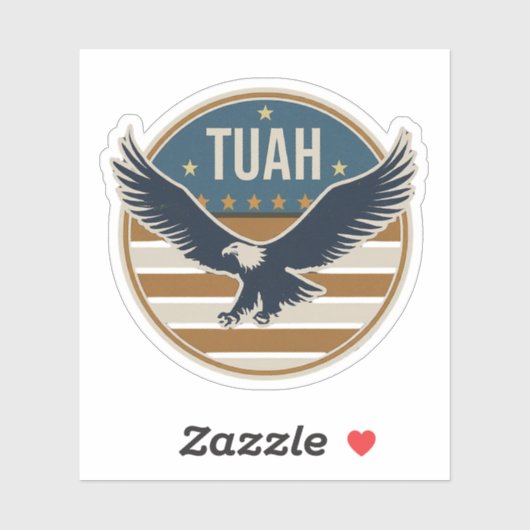 Hawk Tuah Sunset Sticker (Vel)