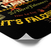 Hawk Valkerij Ontwerp Harris Hawk Valkerij Leverin Poster (Hoek)