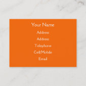 HAWK VISITEKAARTJE (Achterkant)