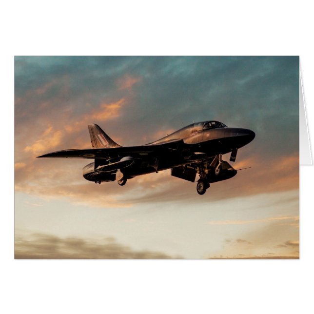 Hawker Hunter (Devant horizontal)