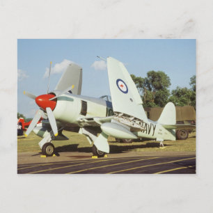 Hawker Sea Fury bij CAF, Minnesota Wing, op de Briefkaart