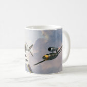 ”Hawker Tempest vs. V1"mug Koffiemok (Voorkant rechts)