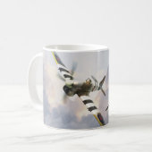 ”Hawker Tempest vs. V1"mug Koffiemok (Voorkant links)