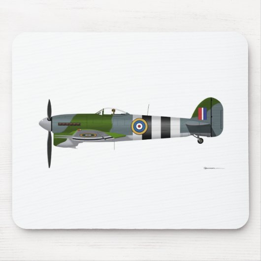 Hawker Typhoon 1-B Muismat (Voorkant)