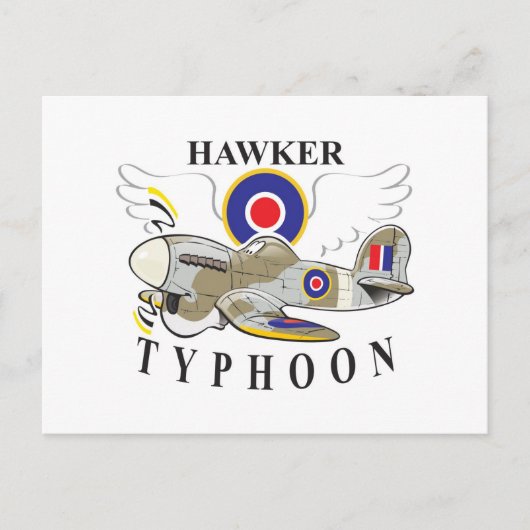 hawkertyfoon briefkaart (Voorkant)