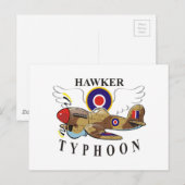 hawkertyfoon briefkaart (Voorkant / Achterkant)