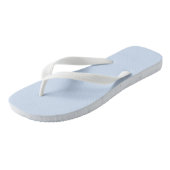 Hawkes Blue effen effen kleur Teenslippers (Schuin)