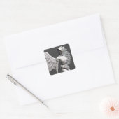 Hawkgirl Vierkante Sticker (Envelop)