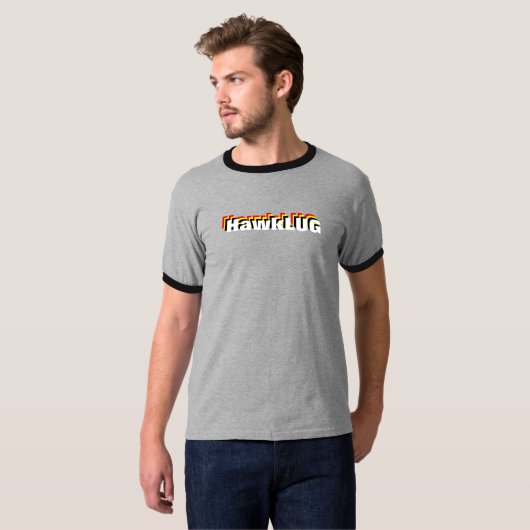 HawkLUG Basic Text  T-shirt (Voorkant volledig)