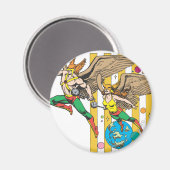 Hawkman en Hawkwoman Magneet (Voorkant / Achterkant)