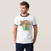 Hawkman en Hawkwoman T-shirt (Voorkant volledig)