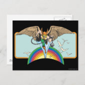 Hawkman Flies Thru Sky Briefkaart (Voorkant / Achterkant)