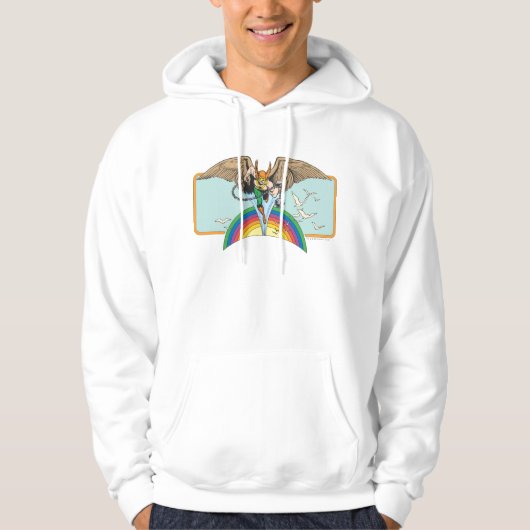 Hawkman Flies Thru Sky Hoodie (Voorkant)