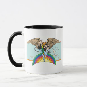 Hawkman Flies Thru Sky Mok