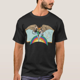 Hawkman Flies Thru Sky T-shirt