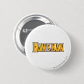 Hawkman Logo Ronde Button 5,7 Cm (Voorkant /achterkant)