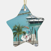 Hawk's Cay Marina Keramisch Ornament (Links)