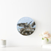 Hawks Ospreys Wall Clock Ronde Klok (Huis)