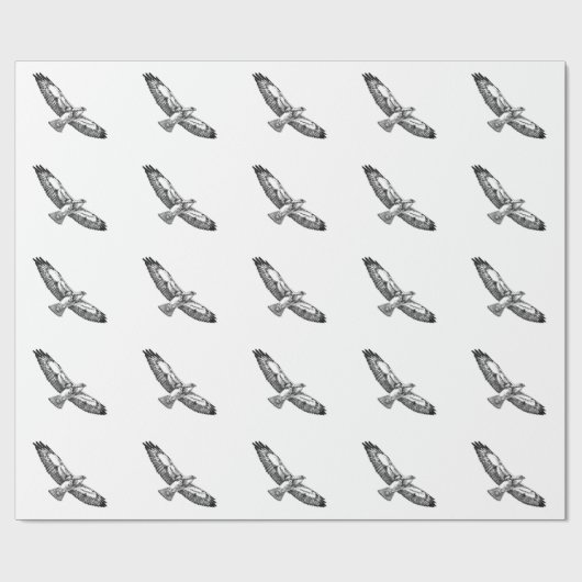 Hawks Wrapping Paper Cadeaupapier (Vlak)