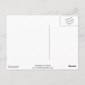 Hawksbill Zee Turtle Briefkaart (Achterkant)