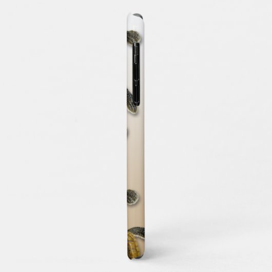 Hawksbill Zee Turtle iPhone Case (Achterkant/links)