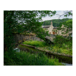 Hawksclough Bridge, Mytholmroyd Perfect Poster