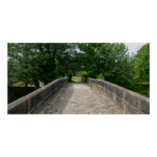 Hawksclough Bridge, Mytholmroyd Perfect Poster