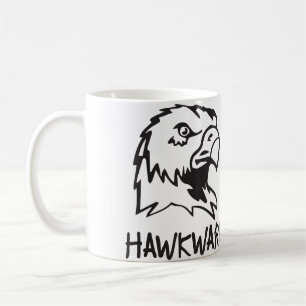 Hawkward - Awkward Hawk Pun Koffiemok