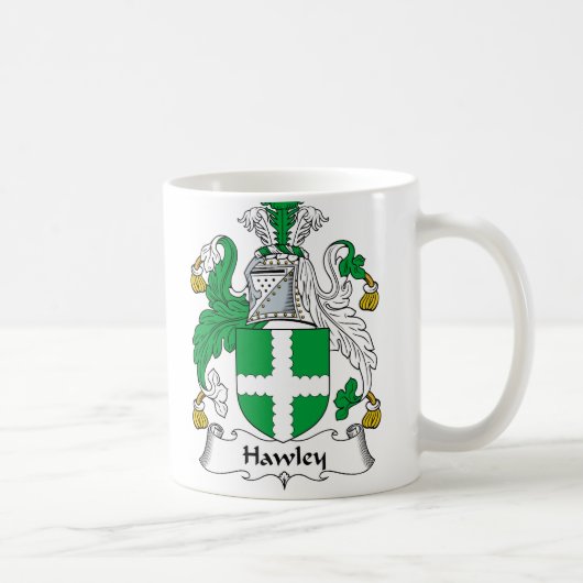 Hawley Family Crest Koffiemok (Rechts)