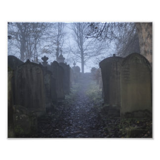 Haworth Churchyard Foto Afdruk