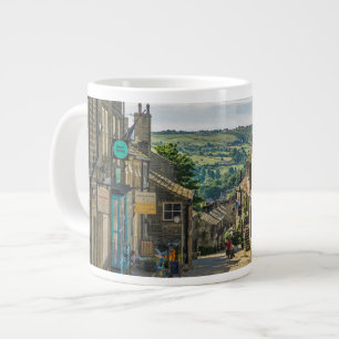 Haworth Yorkshire Dales Schilderachtig Picturesque Extra Grote Beker