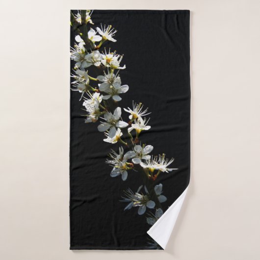 Hawthorn Flowers btcna (Serviette de bain)