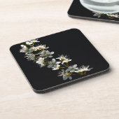 Hawthorn Flowers coastercnm Bier Onderzetter (Linkerzijde)