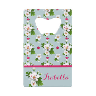 Hawthorn Flowers Kredietkaart Flessenopener