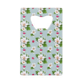 Hawthorn Flowers Kredietkaart Flessenopener (Achterkant)