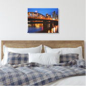 Hawthorne Bridge Canvas Afdruk (Insitu (Slaapkamer))