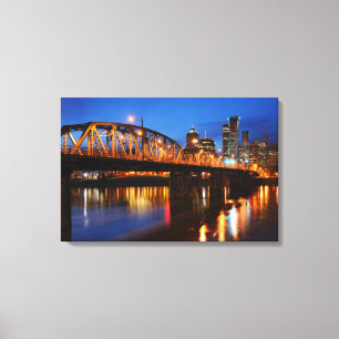 Hawthorne Bridge Canvas Afdruk