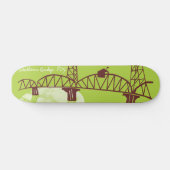 Hawthorne Bridge, PDX Skateboard (Horizontaal)
