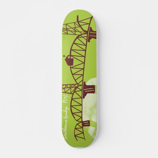 Hawthorne Bridge, PDX Skateboard (Voorkant)
