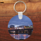 Hawthorne Bridge Portland, Oregon Sleutelhanger (Voorkant)